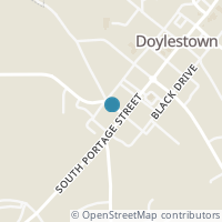 Map location of 104 S Portage St, Doylestown OH 44230
