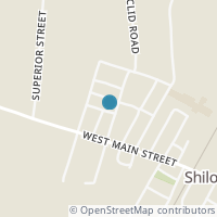 Map location of 15 N Delaware St, Shiloh OH 44878