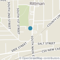 Map location of 119 S Main St, Rittman OH 44270
