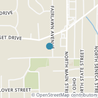 Map location of 105 Fairlawn Ave, Rittman OH 44270