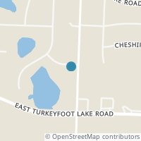 Map location of 3840-3844 Cottage Grv, Akron OH 44319