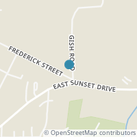 Map location of 22 Gish Rd, Rittman OH 44270