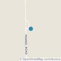 Map location of 8331 Pennell Rd, Shiloh OH 44878
