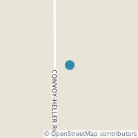 Map location of 1265 Convoy Heller Rd, Convoy OH 45832