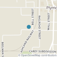 Map location of 108 W High St, Plymouth OH 44865