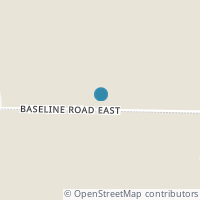 Map location of 1056 Baseline Rd E, Shiloh OH 44878