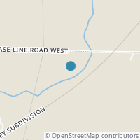 Map location of 3913 Baseline Rd, Plymouth OH 44865