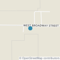 Map location of 417 W Broadway St, Plymouth OH 44865