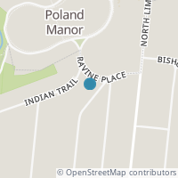 Map location of 7 Ravine Pl, Poland OH 44514