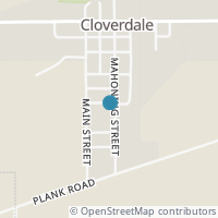 Map location of 208 Mahoning St, Cloverdale OH 45827