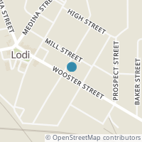 Map location of 303 Wooster St, Lodi OH 44254