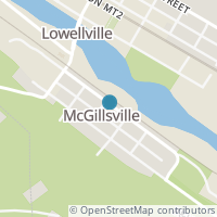 Map location of 221 E Mcgaffney Ave, Lowellville OH 44436