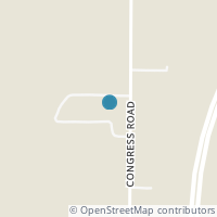 Map location of 8772 Congress Rd, Lodi OH 44254