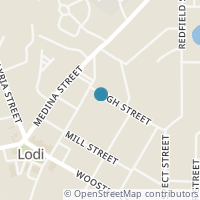 Map location of 106 High St, Lodi OH 44254