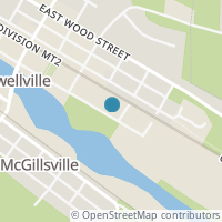 Map location of 426 Water St, Lowellville OH 44436