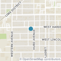 Map location of 511 W Hardin St, Findlay OH 45840