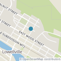 Map location of 246 2Nd St, Lowellville OH 44436