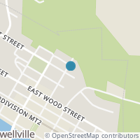Map location of 206 E Walnut St, Lowellville OH 44436