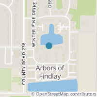 Map location of 263 Haley Wood Dr, Findlay OH 45840