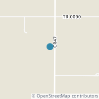 Map location of 5624 County Road 47, New Riegel OH 44853