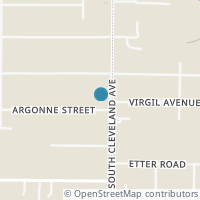 Map location of 284 S Cleveland Ave, Mogadore OH 44260