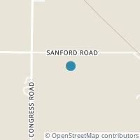 Map location of 10038 Sanford Rd, Lodi OH 44254