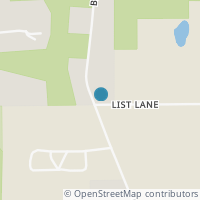 Map location of 6610 List Ln, Lowellville OH 44436