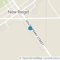 Map location of 28 S Perry St, New Riegel OH 44853