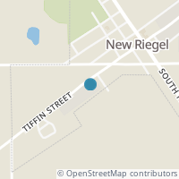 Map location of 35 W Tiffin St, New Riegel OH 44853