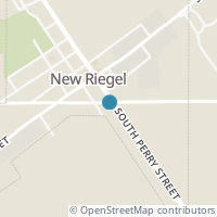 Map location of 14 S Perry St, New Riegel OH 44853