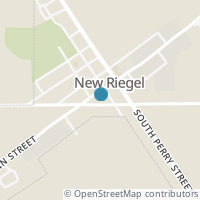 Map location of 19 W Tiffin St, New Riegel OH 44853
