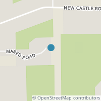 Map location of 5492 Mared Ln, Lowellville OH 44436