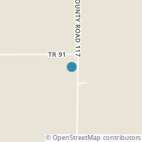 Map location of 7062 Township Road 117, Mc Comb OH 45858
