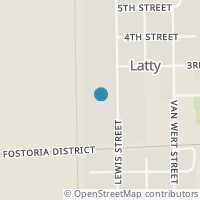 Map location of 611 Lewis St, Latty OH 45855