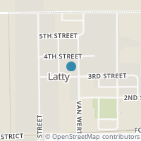 Map location of 645 3Rd St, Latty OH 45855