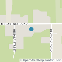 Map location of 5995 Mccartney Rd, Lowellville OH 44436