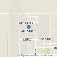 Map location of 685 4Th St, Latty OH 45855