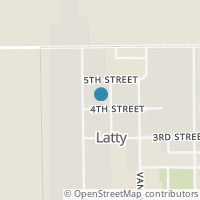 Map location of 745 4Th St, Latty OH 45855