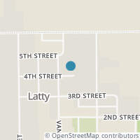 Map location of 525 4Th St, Latty OH 45855