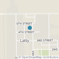 Map location of 645 4Th St, Latty OH 45855