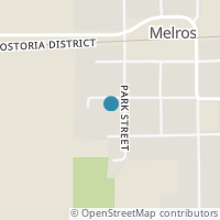 Map location of 701 Park St, Melrose OH 45861