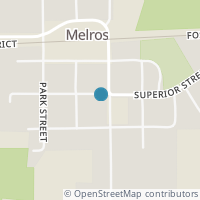 Map location of 701 State St, Melrose OH 45861