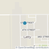 Map location of 740 5Th St, Latty OH 45855