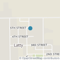 Map location of 540 5Th St, Latty OH 45855