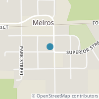 Map location of 621 State St, Melrose OH 45861