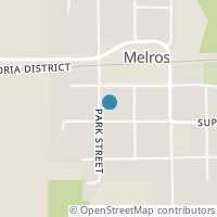 Map location of 612 Park St, Melrose OH 45861