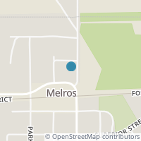 Map location of 413 State St, Melrose OH 45873