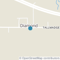 Map location of 10196 Tallmadge Rd, Diamond OH 44412