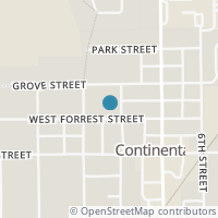 Map location of 202 W Forrest St, Continental OH 45831