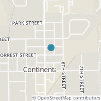 Map location of 404 N Main St, Continental OH 45831